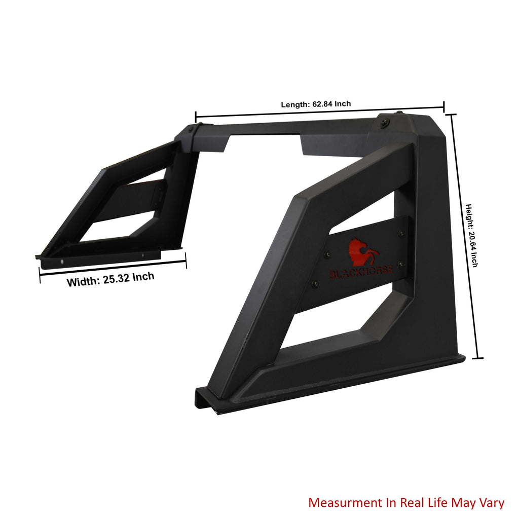 Black Horse Off Road RB-AR3B-KIT Armour Roll Bar Kit for Select Chevrolet Colorado, GMC Canyon, Toyota Tacoma