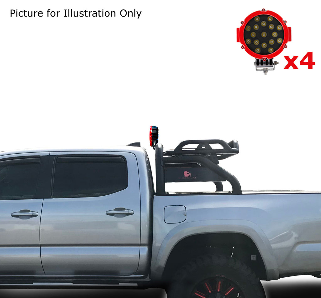 Black Horse Off Road RB-BA15B-PLR Atlas Roll Bar Kit for Select Ford F-250 Super Duty, Ford F-350 Super Duty, Ford F-450 Super Duty