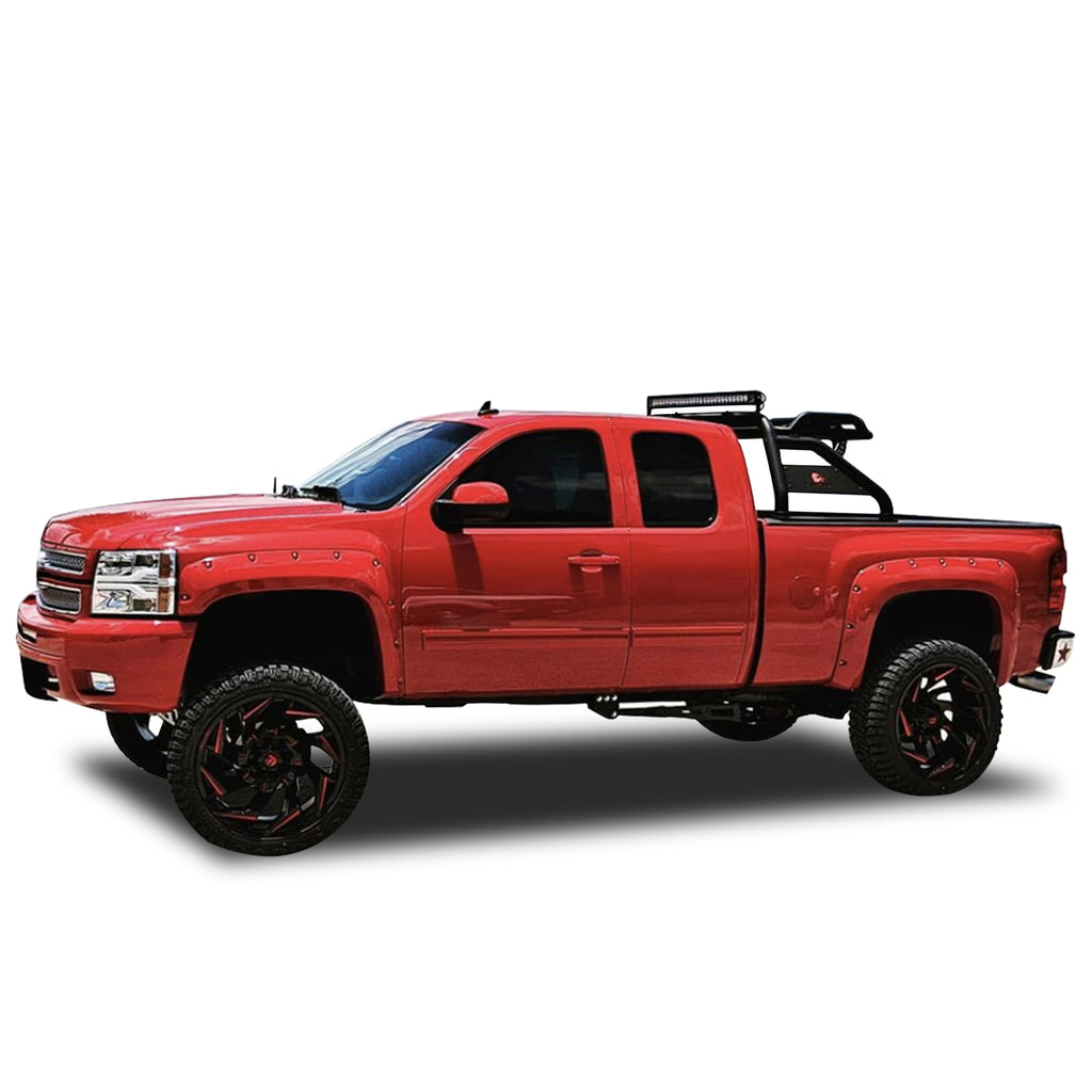 Black Horse Off Road RB-BA1B-KIT Atlas Roll Bar Kit for Select Chevrolet Silverado 1500, Chevrolet Silverado HD, Chevrolet Silverado 3500, Chevrolet Silverado HD, Dodge Ram 1500, Dodge Ram 2500, Dodge Ram 3500, Ford F-150, GMC Sierra 1500, GMC Sierra HD,