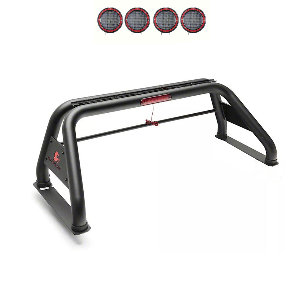 Black Horse Off Road RB-NIFRB-PLFR Classic Roll Bar Kit for Select Nissan Frontier
