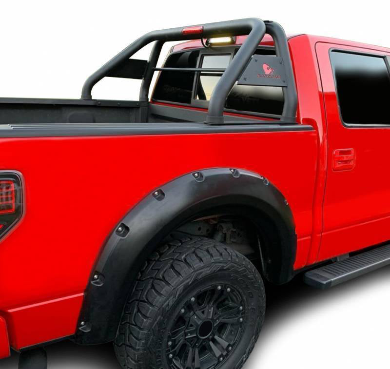 Black Horse Off Road RB001BK Classic Roll Bar for Select Chevrolet Silverado 1500, Chevrolet Silverado HD, Chevrolet Silverado 3500, Chevrolet Silverado HD, Dodge Ram 1500, Dodge Ram 2500, Dodge Ram 3500, Ford F-150, GMC Sierra 1500, GMC Sierra HD, GMC