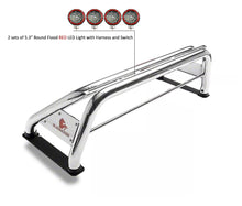 Load image into Gallery viewer, Black Horse Off Road RB001SS-PLFR Classic Roll Bar Kit for Select Chevrolet Silverado 1500, Chevrolet Silverado HD, Chevrolet Silverado 3500, Chevrolet Silverado HD, Dodge Ram 1500, Dodge Ram 2500, Dodge Ram 3500, Ford F-150, GMC Sierra 1500, GMC Sierra