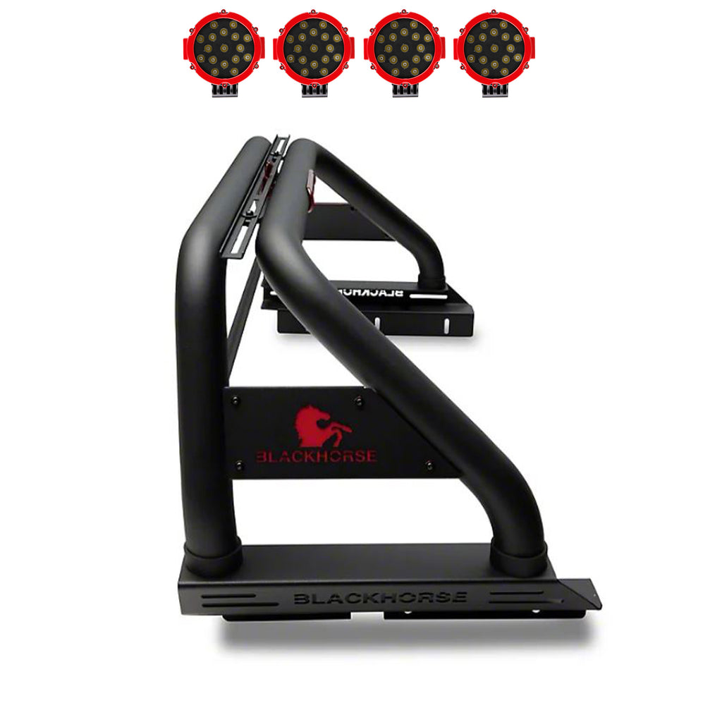 Black Horse Off Road RB002BK-PLR Classic Roll Bar Kit for Select Ram