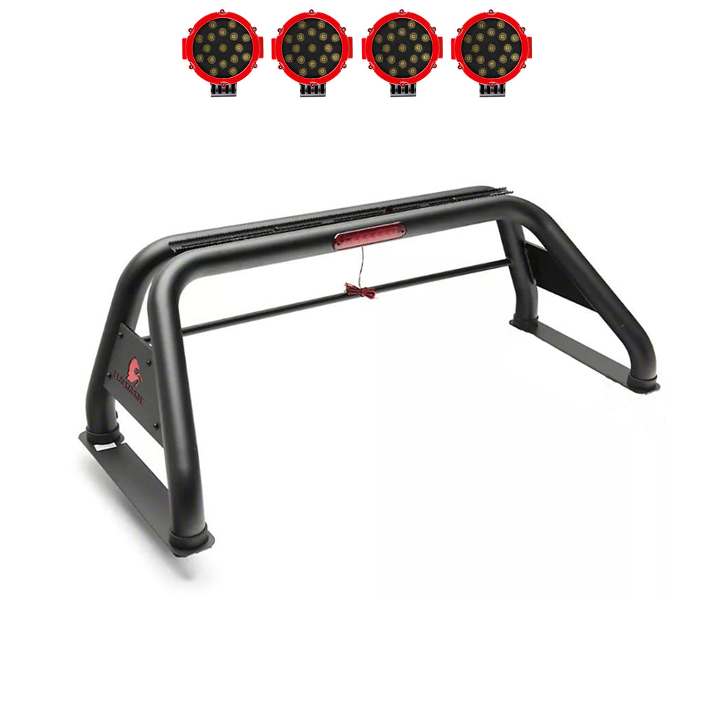 Black Horse Off Road RB005BK-PLR Classic Roll Bar Kit for Select Chevrolet Colorado, GMC Canyon