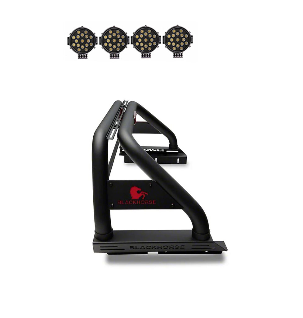Black Horse Off Road RB006BK-PLB Classic Roll Bar Kit for Select Toyota Tacoma