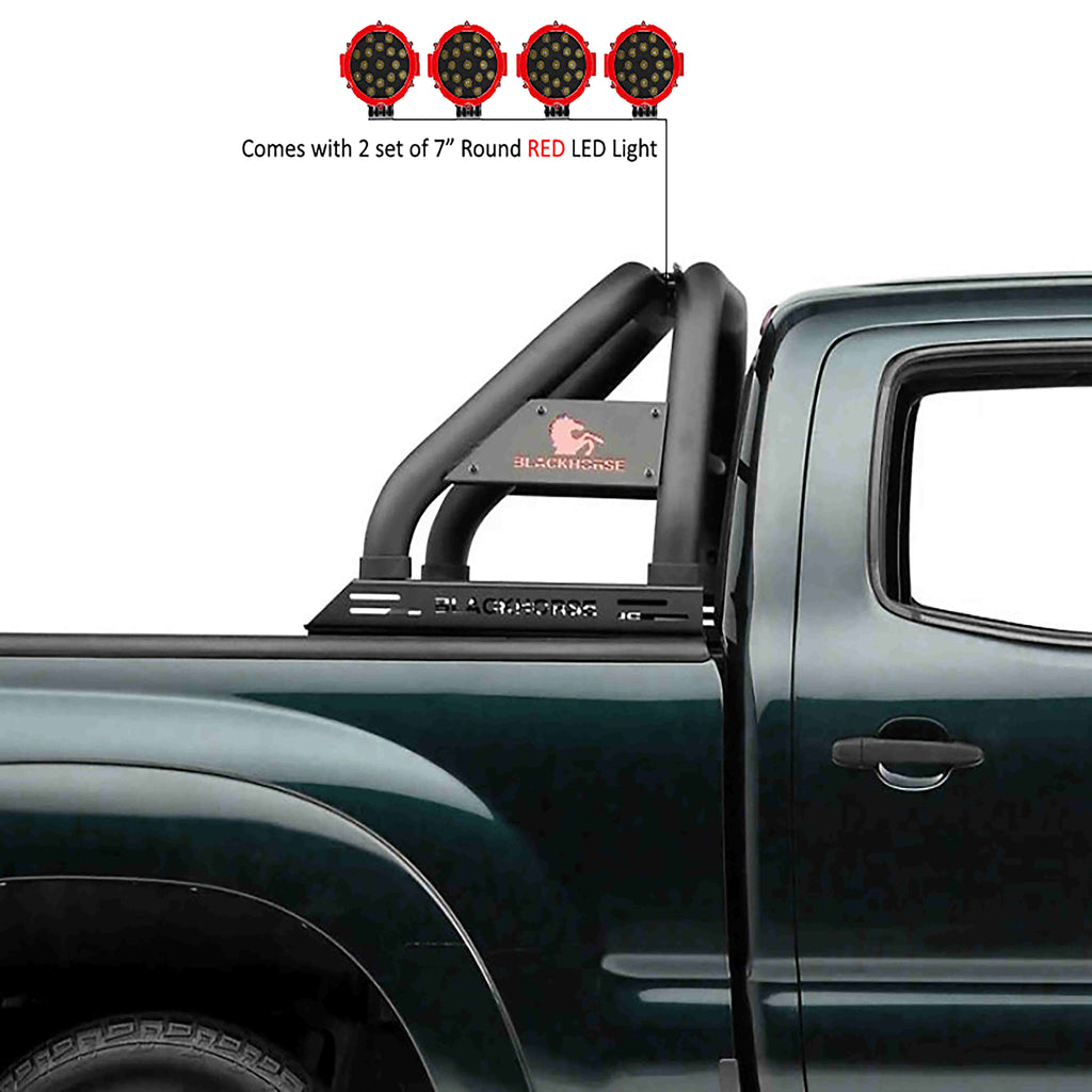 Black Horse Off Road RB006BK-PLR Classic Roll Bar Kit for Select Toyota Tacoma