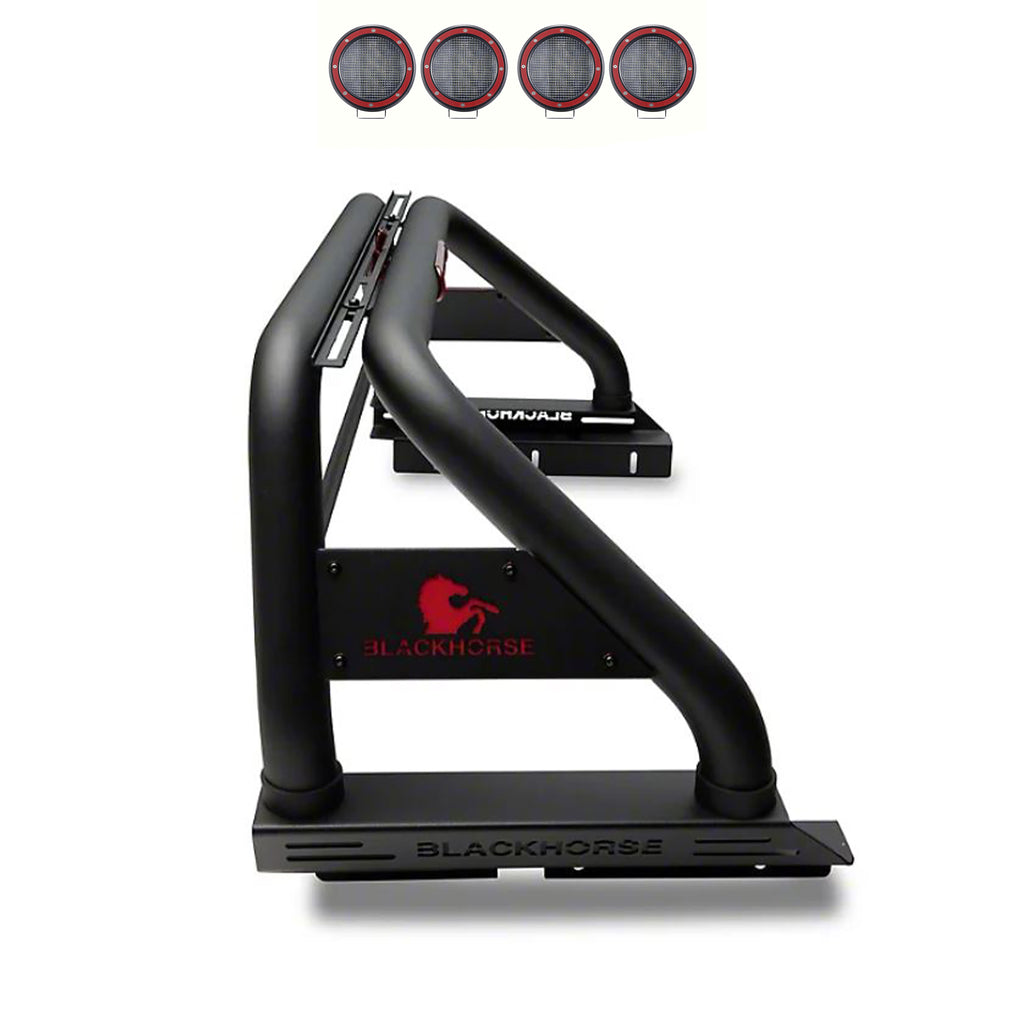 Black Horse Off Road RB007BK-PLFR Classic Roll Bar Kit for Select Nissan Frontier