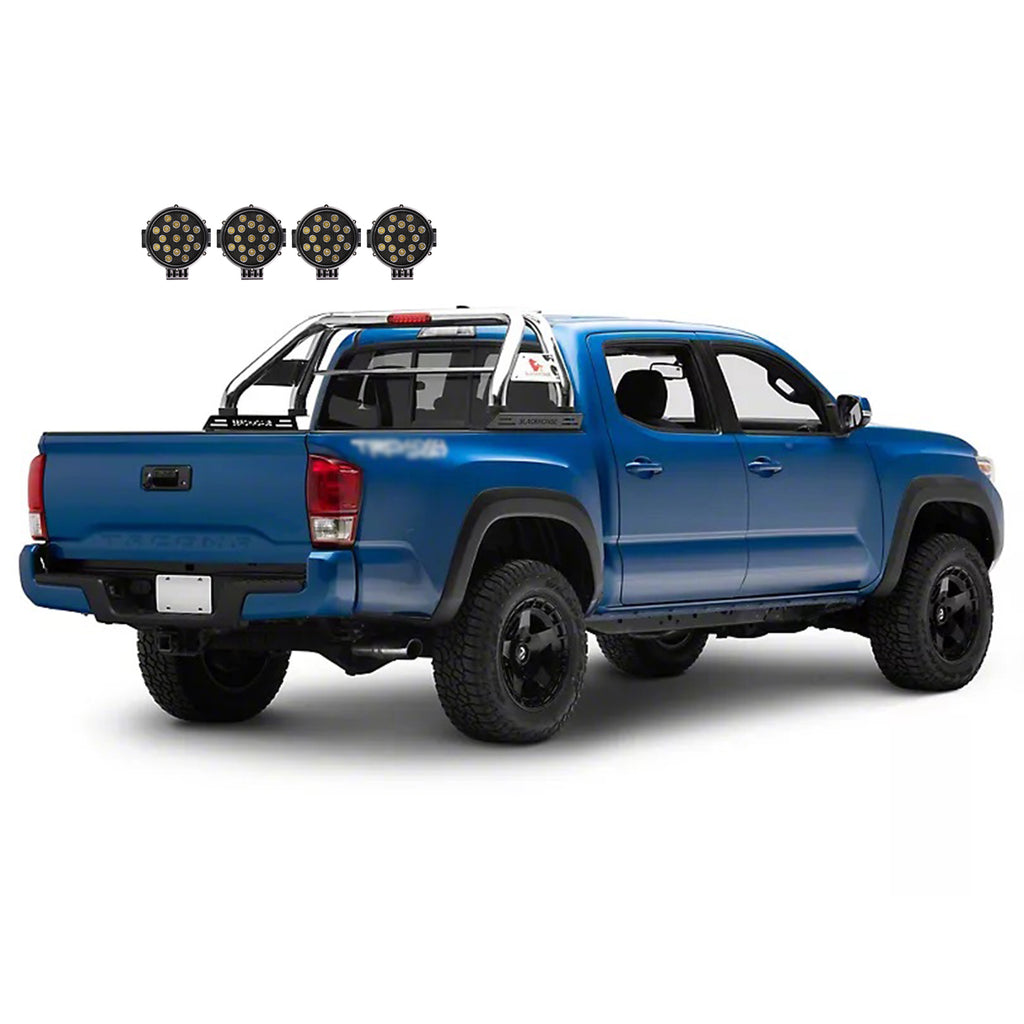 Black Horse Off Road RB007SS-PLB Classic Roll Bar Kit for Select Nissan Frontier