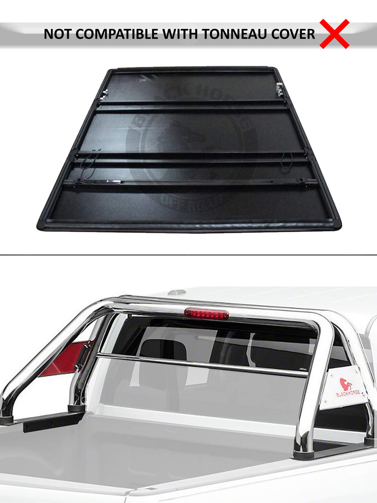 Black Horse Off Road RB015SS-PLB Classic Roll Bar Kit for Select Ford F-250 Super Duty, Ford F-350 Super Duty, Ford F-450 Super Duty