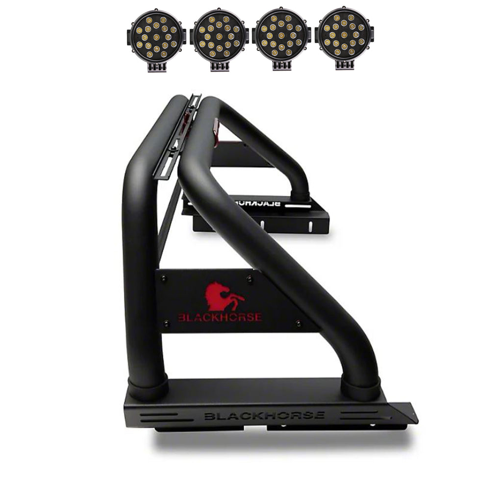 Black Horse Off Road RB08BK-PLB Classic Roll Bar Kit for Select Ford Ranger