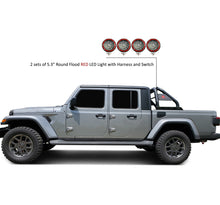 Load image into Gallery viewer, Black Horse Off Road RB09BK-PLFR Classic Roll Bar Kit for Select Jeep Gladiator