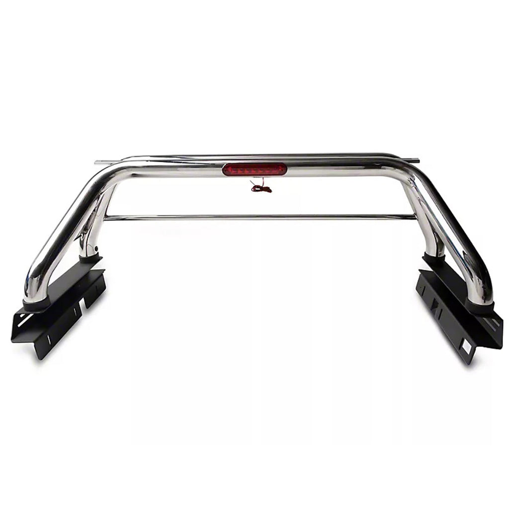 Black Horse Off Road RB20SS Classic Roll Bar for Select Chevrolet Silverado 1500, Chevrolet Silverado HD, Chevrolet Silverado 3500, Chevrolet Silverado HD, Dodge Ram 1500, Dodge Ram 2500, Dodge Ram 3500, Ford F-150, GMC Sierra 1500, GMC Sierra HD, GMC