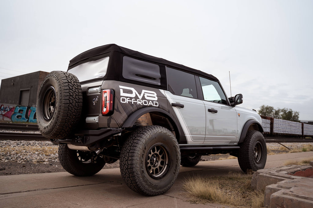 DV8 Offroad RBBR-02 2021-22 Ford Bronco FS-15 Series Rear Bumper for Select Ford Bronco