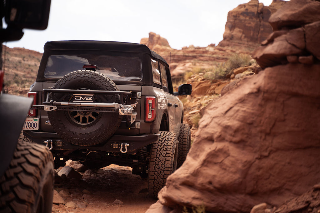 DV8 Offroad RBBR-02 2021-22 Ford Bronco FS-15 Series Rear Bumper for Select Ford Bronco
