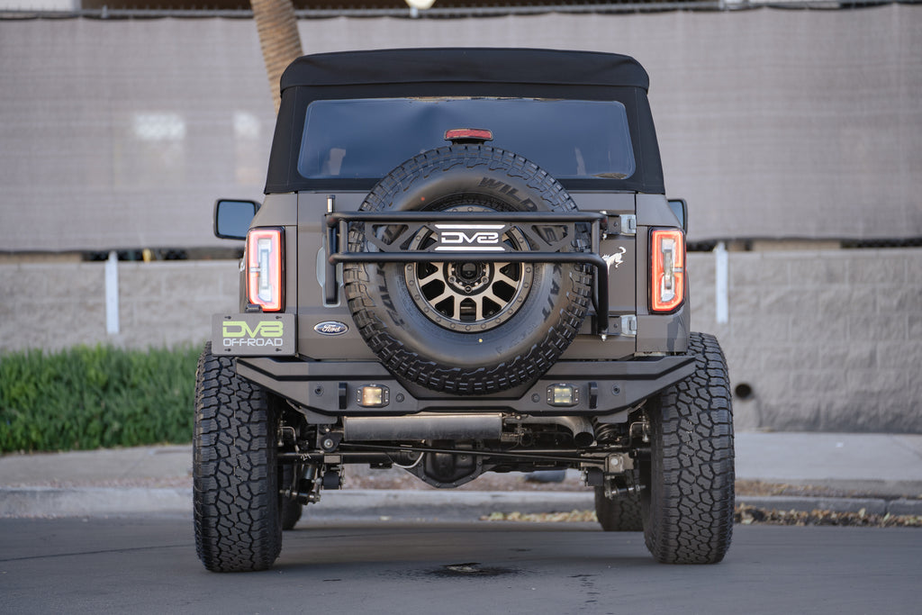 DV8 Offroad RBBR-02 2021-22 Ford Bronco FS-15 Series Rear Bumper for Select Ford Bronco
