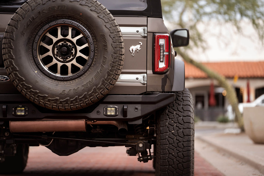 DV8 Offroad RBBR-02 2021-22 Ford Bronco FS-15 Series Rear Bumper for Select Ford Bronco