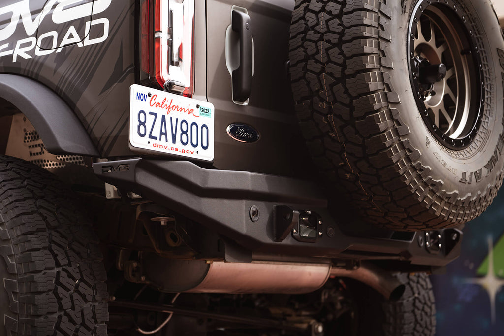 DV8 Offroad RBBR-02 2021-22 Ford Bronco FS-15 Series Rear Bumper for Select Ford Bronco