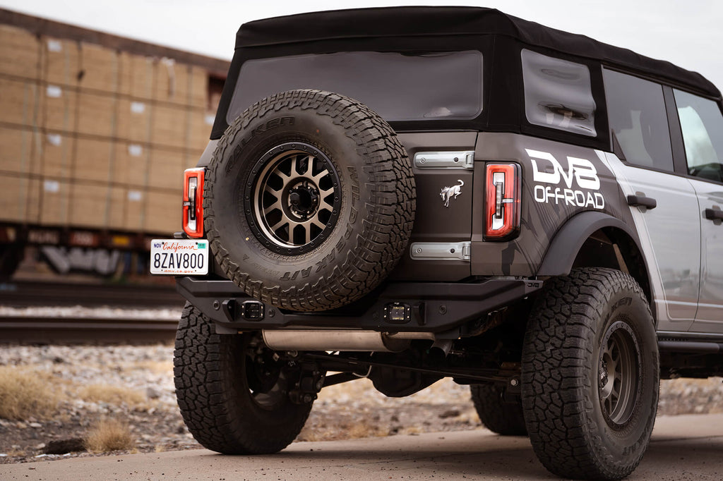 DV8 Offroad RBBR-02 2021-22 Ford Bronco FS-15 Series Rear Bumper for Select Ford Bronco