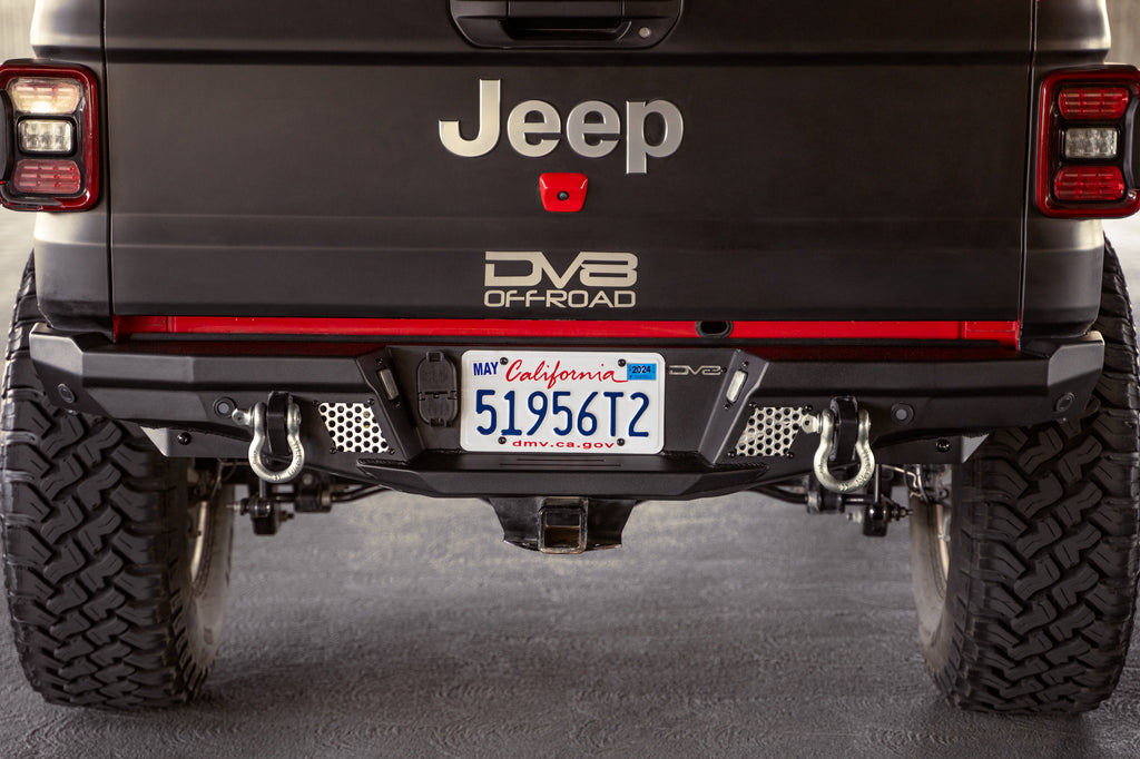 DV8 Offroad RBGL-06 Jeep Gladiator JT MTO Series Rear Bumper