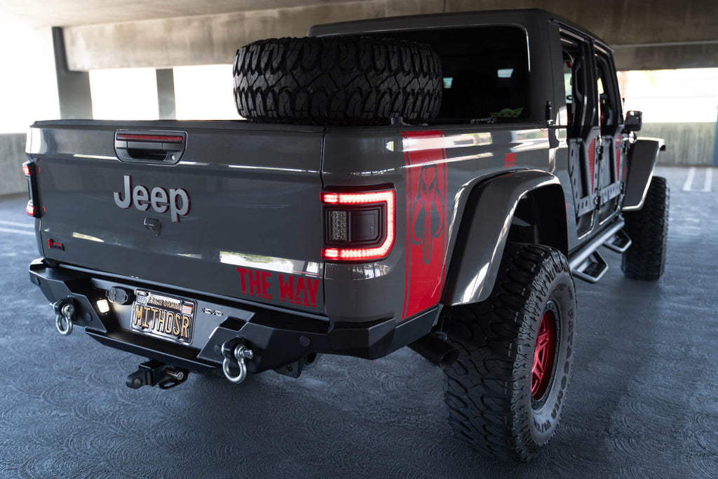 DV8 Offroad RBGL-11 2020-2023 Jeep Gladiator JT FS-15 Series Rear Bumper