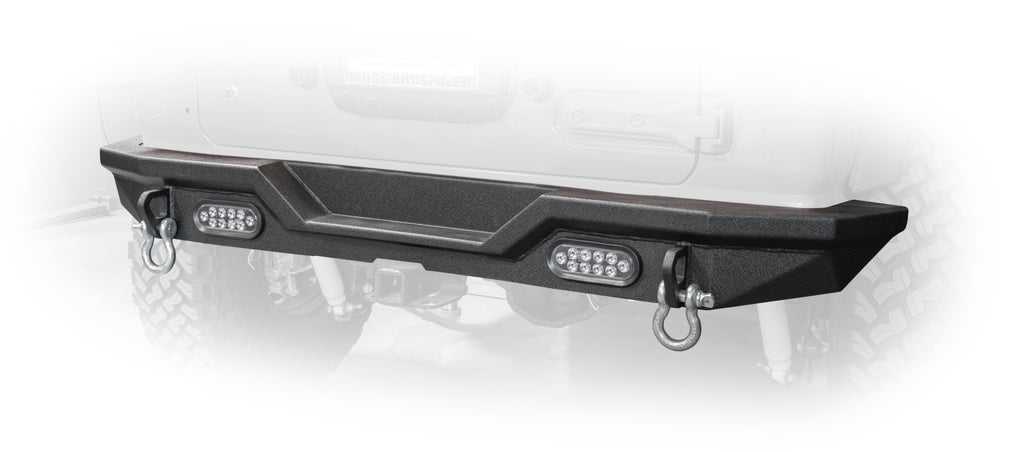 DV8 Offroad RBJL-03 Jeep Rear Full Size Bumper for Select Jeep Wrangler
