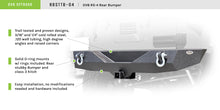 Load image into Gallery viewer, DV8 Offroad RBSTTB-04 Jeep Stubby Rear Bumper RS-4 for Select Jeep Wrangler, Jeep Wrangler JK