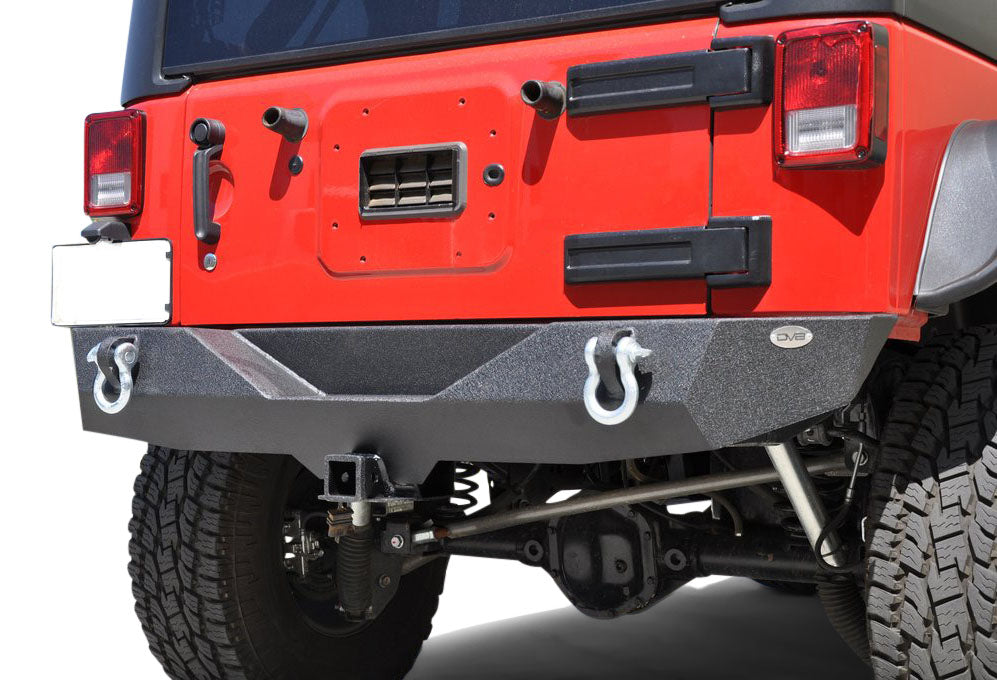 DV8 Offroad RBSTTB-04 Jeep Stubby Rear Bumper RS-4 for Select Jeep Wrangler, Jeep Wrangler JK
