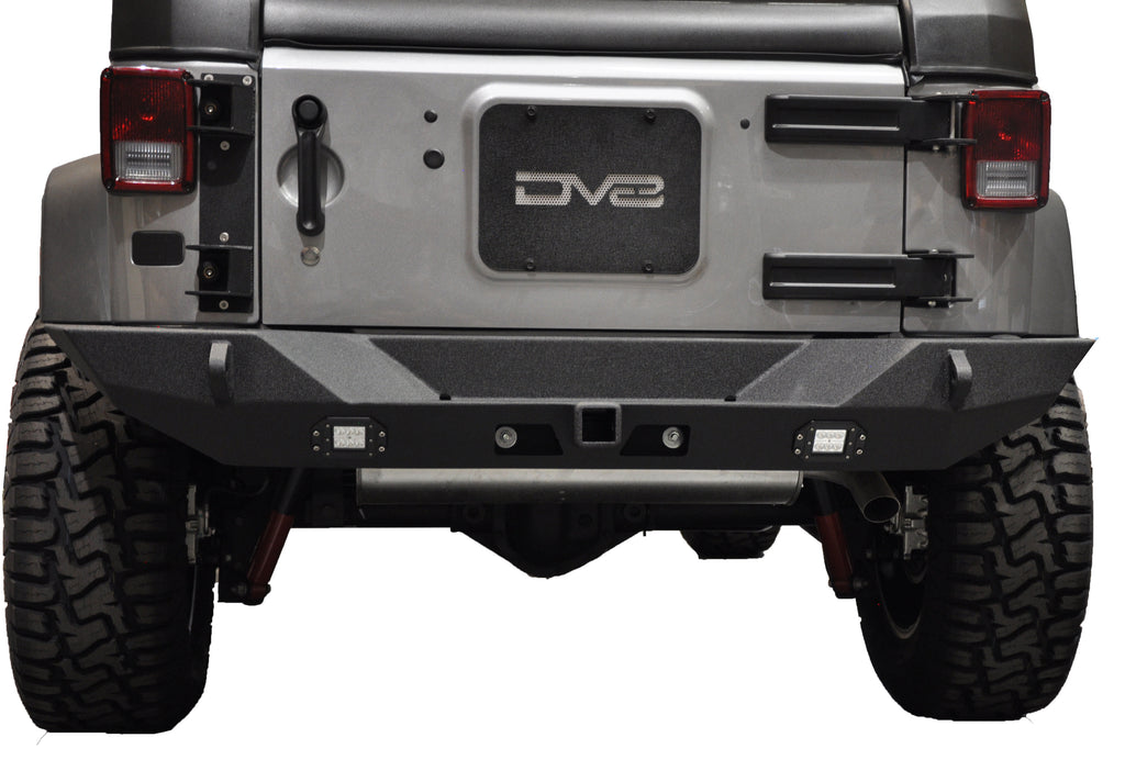 DV8 Offroad RBSTTB-10 Jeep Rear Full Size Bumper RS-10 for Select Jeep Wrangler, Jeep Wrangler JK