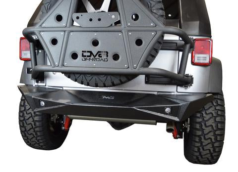 DV8 Offroad RBSTTB-14 Jeep Rear Mid Width Bumper RS-14 for Select Jeep Wrangler, Jeep Wrangler JK