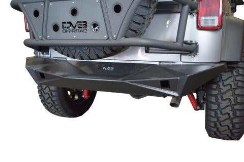 DV8 Offroad RBSTTB-14 Jeep Rear Mid Width Bumper RS-14 for Select Jeep Wrangler, Jeep Wrangler JK
