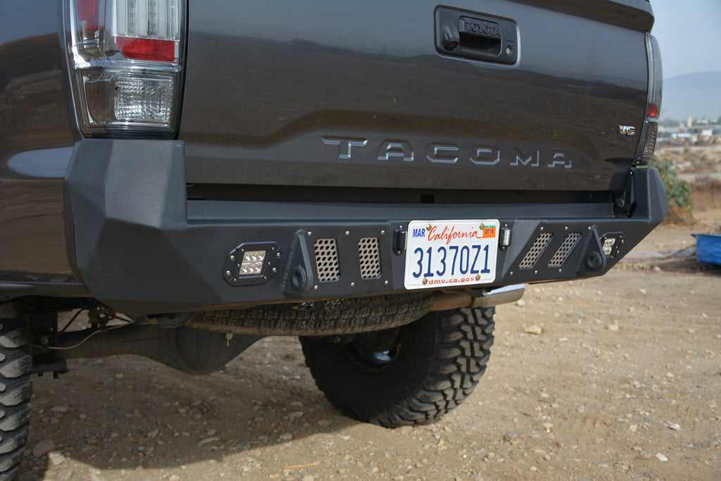 DV8 Offroad RBTT1-03 Truck Rear Full Size Bumper for Select Toyota Tacoma
