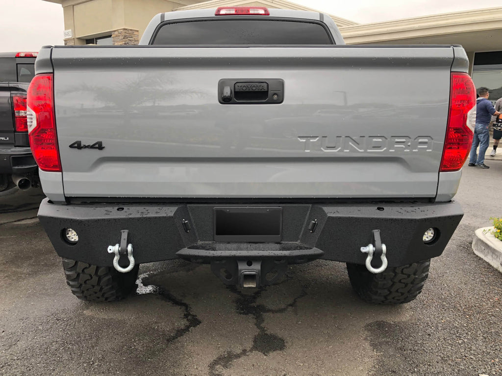 DV8 Offroad RBTT2-01 Truck Rear Full Size Bumper for Select Toyota Tundra