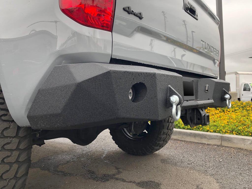 DV8 Offroad RBTT2-01 Truck Rear Full Size Bumper for Select Toyota Tundra