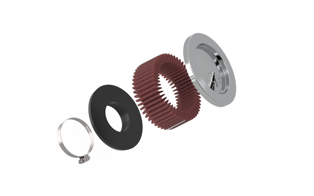 K&N RC-0850 Universal Clamp-On Air Filter