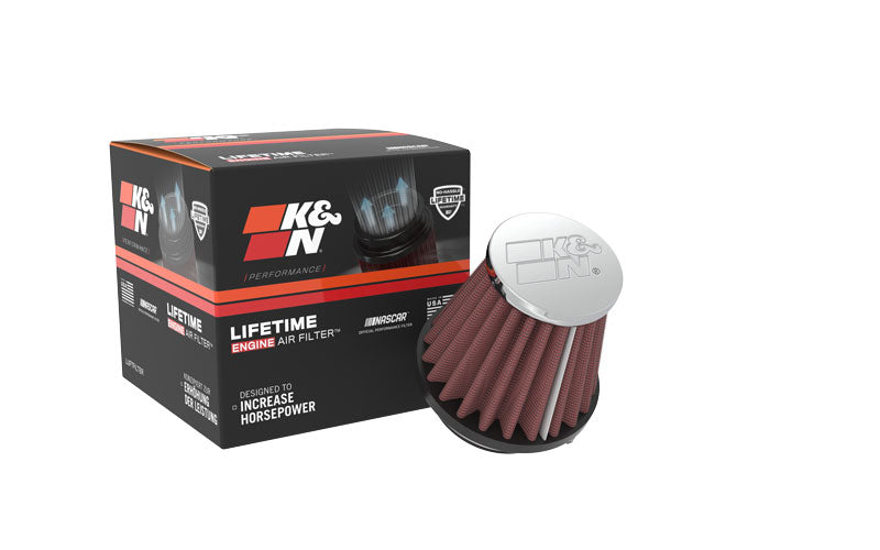K&N RC-1070 Universal Clamp-On Air Filter for Select Suzuki GT380, Suzuki GT550