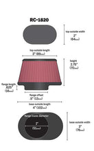 Load image into Gallery viewer, K&amp;N RC-1820 Universal Clamp-On Air Filter for Select Yamaha SRX600
