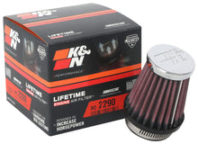 Load image into Gallery viewer, K&amp;N RC-2290 Universal Clamp-On Air Filter for Select Kawasaki KZ550A, Kawasaki KZ550C LTD, Kawasaki KZ550D/H GPZ, Kawasaki KZ550M LTD Shaft