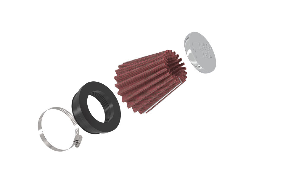 K&N RC-2330 Universal Clamp-On Air Filter