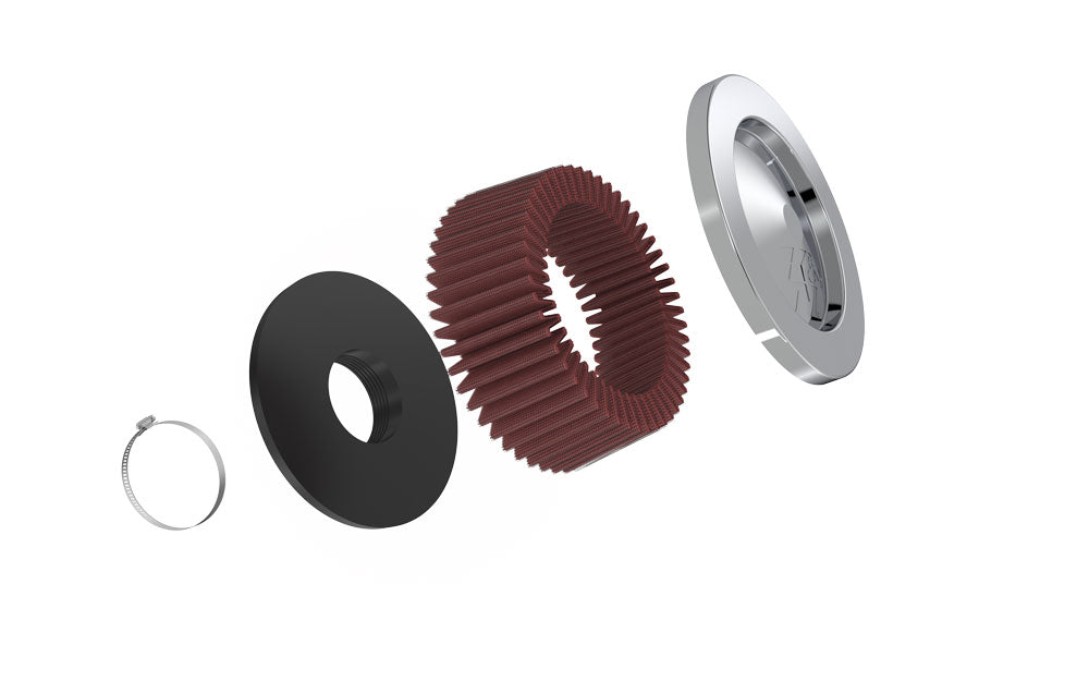 K&N RC-2440 Universal Clamp-On Air Filter