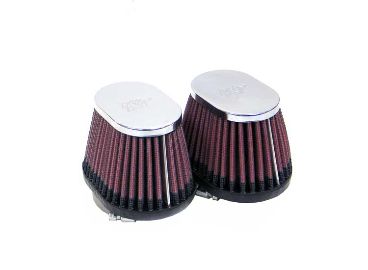 K&N RC-2452 Universal Clamp-On Air Filter for Select Yamaha RZ350