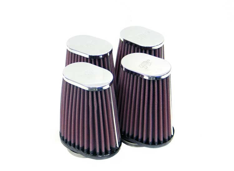 K&N RC-2774 Universal Clamp-On Air Filter for Select Kawasaki ZL900A Eliminator