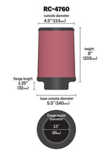 Load image into Gallery viewer, K&amp;N RC-4760 Universal Clamp-On Air Filter