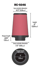 Load image into Gallery viewer, K&amp;N RC-5046 Universal Clamp-On Air Filter