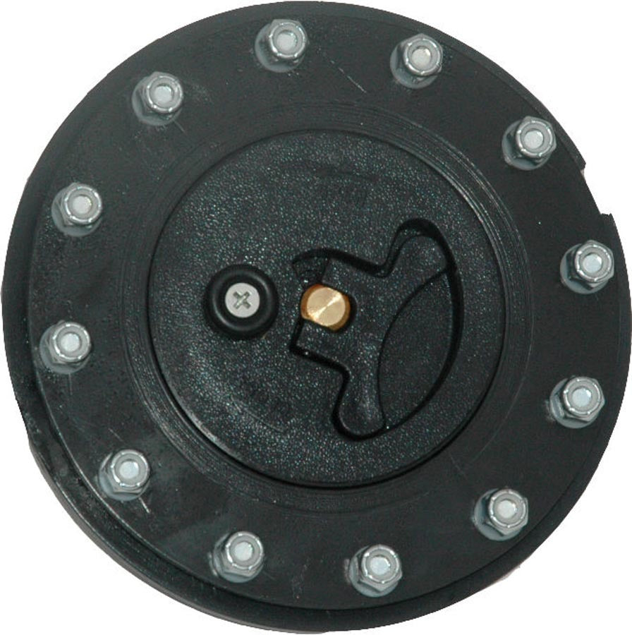 RCI 7030A Cap Flush Mount Black Plastic 12-Bolt