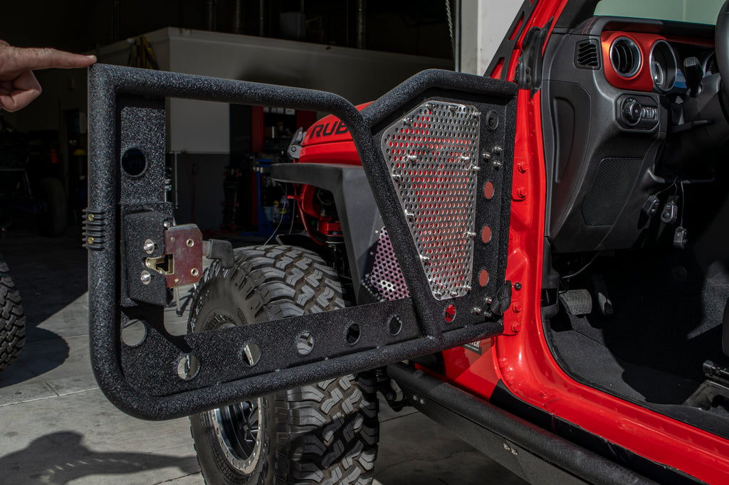 DV8 Offroad RDJL-01F Rock Door; Front for Select Jeep Gladiator, Jeep Wrangler