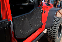 Load image into Gallery viewer, DV8 Offroad RDSTTB-01F Rock Doors; Plated Steel; Front for Select Jeep Wrangler, Jeep Wrangler JK