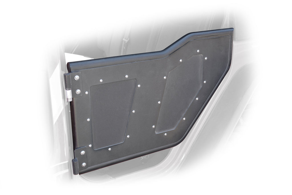 DV8 Offroad RDSTTB-01R Rock Doors; Plated Steel; Rear for Select Jeep Wrangler, Jeep Wrangler JK