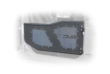Load image into Gallery viewer, DV8 Offroad RDSTTB-FMS Aluminum Mesh Inserts for Front JK Rock Doors; 4-Pieces for Select Jeep Wrangler, Jeep Wrangler JK