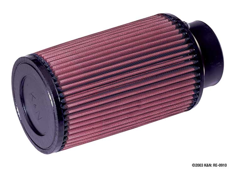 K&N RE-0910 Universal Clamp-On Air Filter