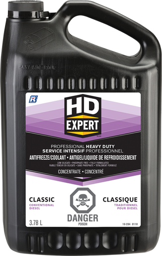 HD Expert 16-285 Concentrate Conventional Diesel Heavy Duty Antifreeze/Coolant, 3.78L